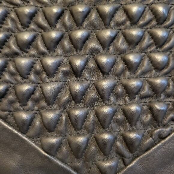 Maison scotch leather blouse  Black  size Small - Picture 3 of 12